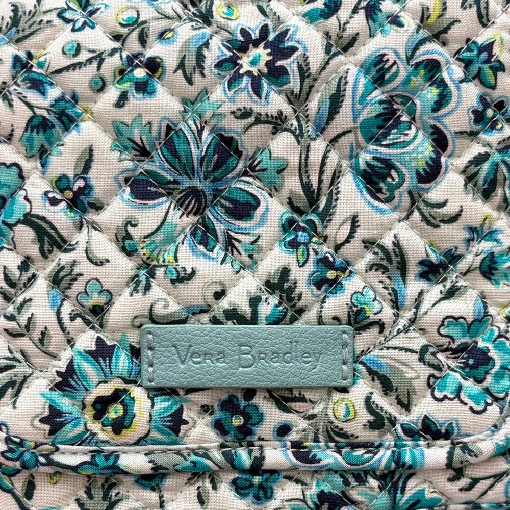 Vera Bradley Blue Floral Crossbody Bag - Picture 2 of 11